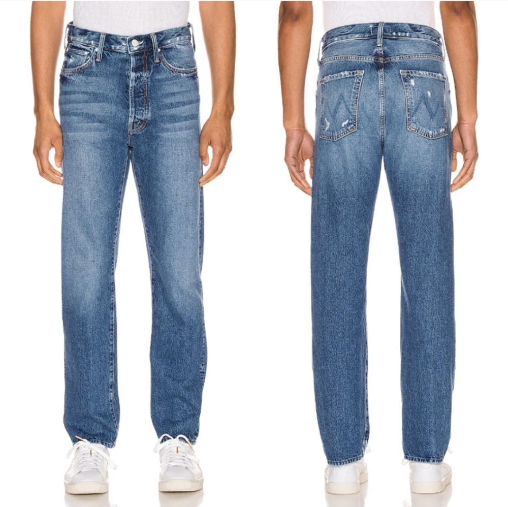 MOTHER The Neat A Day In The Life of Daniel Men's Jeans 32 Distressed Cotton